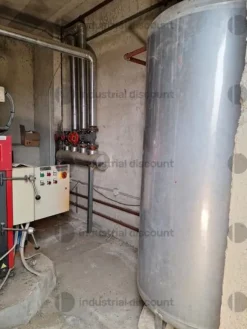 28#9389 Centrale di produzione vapore Biasicentrale di produzione acqua caldaImpianto di accumulo acqua industriale