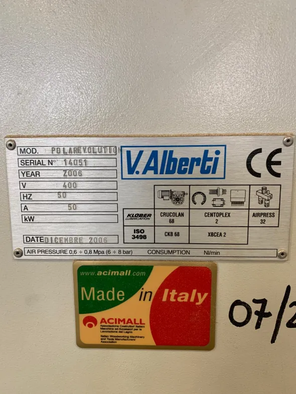 Centro di lavoro a 5 assi ALBERTI POLAR EVOLUTION