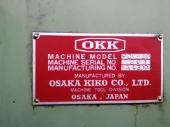 Centro di lavoro CNC Verticale Fresatrice Osaka Kiko