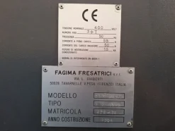 1#8575 Centro di lavoro Fresatrice Fagima Bmv 1100