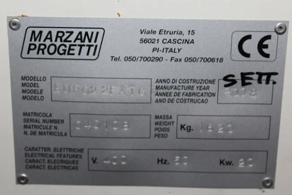 24#4410 Centro di lavoro Marzani Euro 2