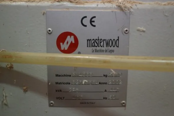 19#6340 Centro di lavoro Masterwood