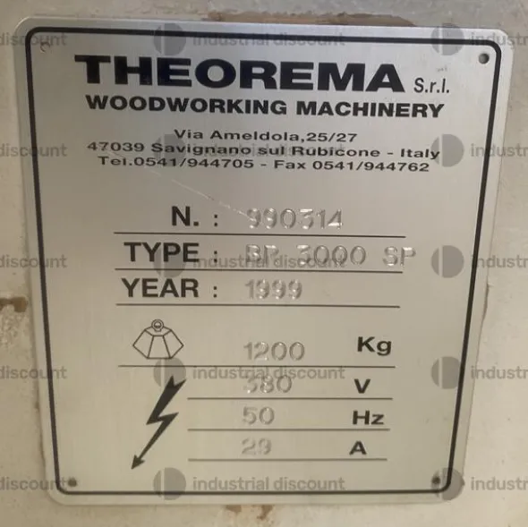 4#9971 Centro di lavoro verticale Theorema BR3000 Special