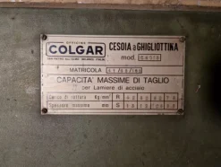 3#7460 Cesoia a ghigliottina Colgar