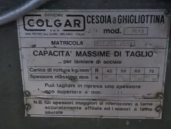 3#4032 Cesoia a ghigliottina Colgar C 3013