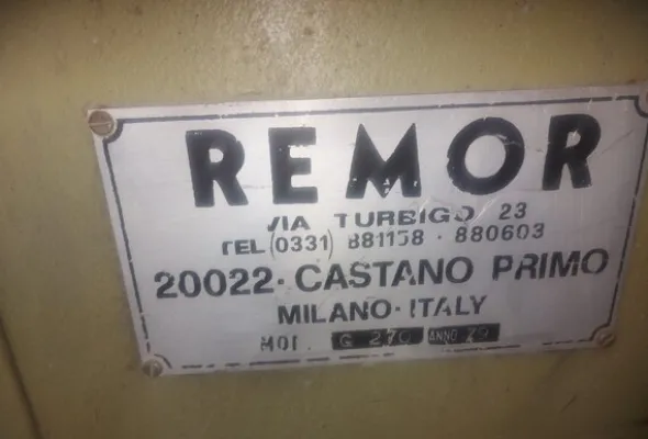 10#7922 Cesoia BAUM e sega a nastro Remor G270