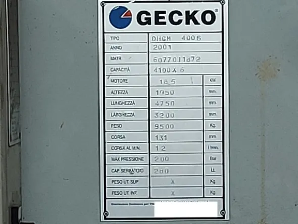 6#5881 Cesoia oleodinamica Gecko