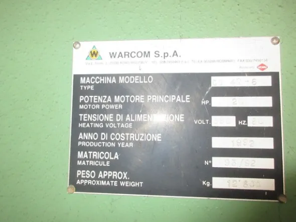 8#5095 Cesoia Warcom