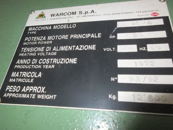 8#5095 Cesoia Warcom