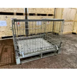 CESTA O GABBIA IN RETE METALLICA PARETALE RIPIEGHEVOLE