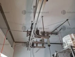 22#9389 Ceste bianche per alimenti e pedana in acciaio inox