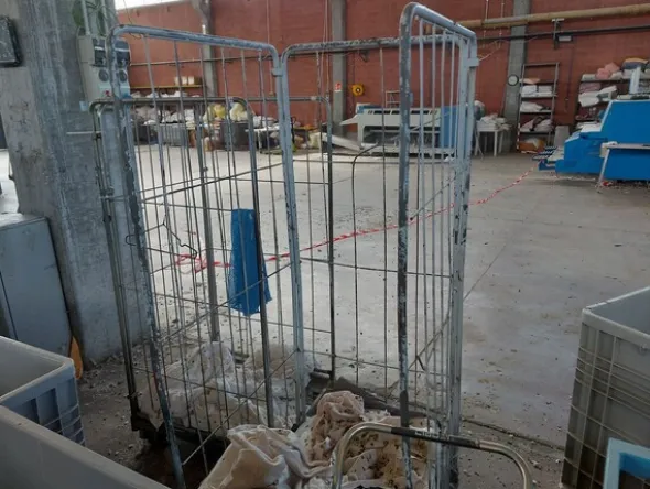 9#8011 Ceste portabiancheria e materiale tessile
