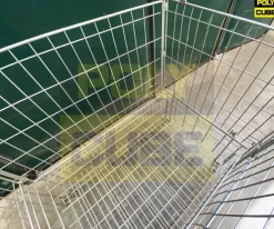 Ceste zincate ripiegabili usate
