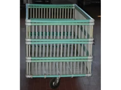 Cestoni/carrelli per movimentazioni con ruote