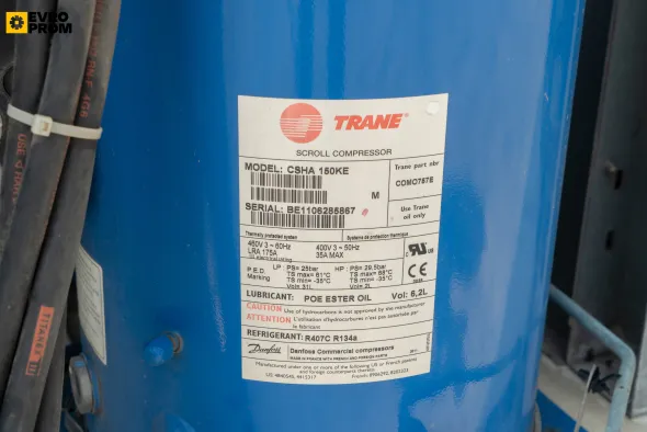Chiller Trane ECGAN600 | 161 kW | Usato | Garanzia