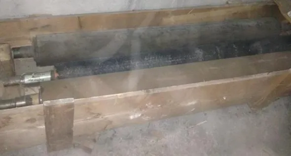 14#2342 Cilindri in pietra e in panno per macchine per conceria di varia misura