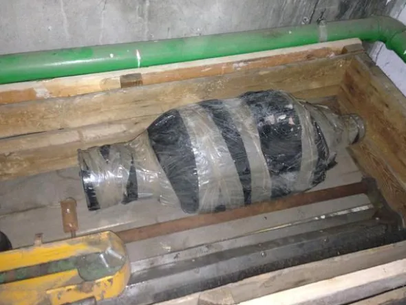14#2342 Cilindri in pietra e in panno per macchine per conceria di varia misura