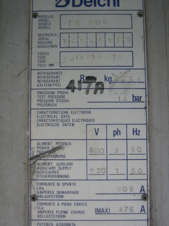 25#2996 Ciller di raffreddamento Delchi
