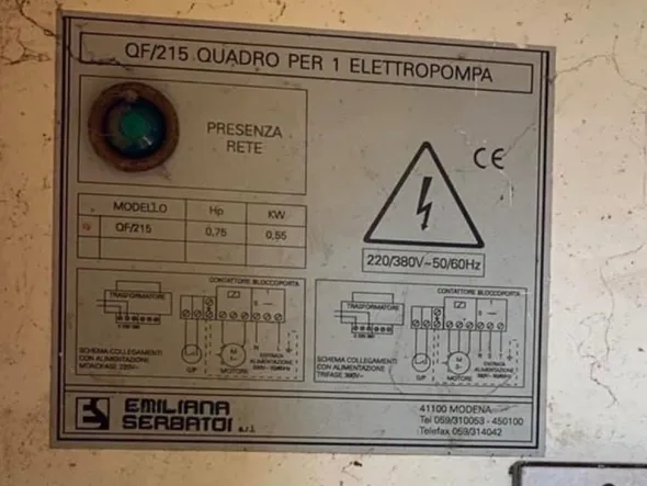 Cisterna gasolio
