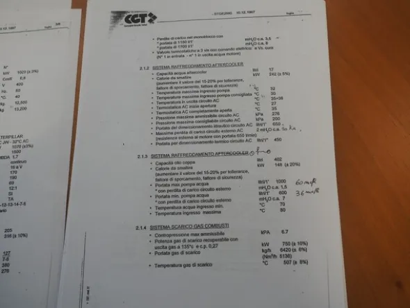 31#8478 Cogeneratore Caterpillar