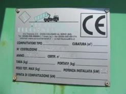 2136#3561 Compattatore Locatelli Eurocontainers