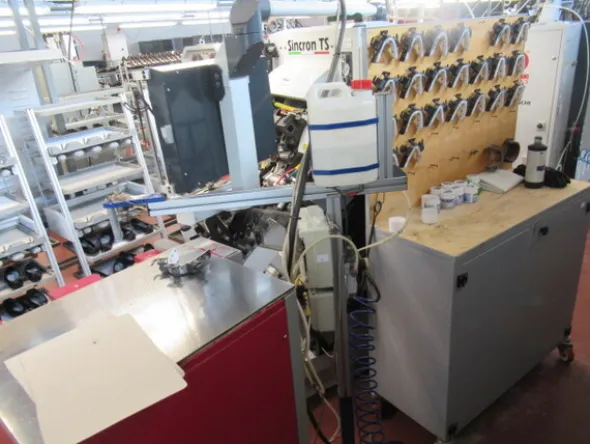1#5971 Compendio beni mobili per produzione di calzature