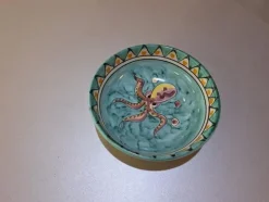 2#8661 Complementi da tavola artigianali in ceramica e stoffa