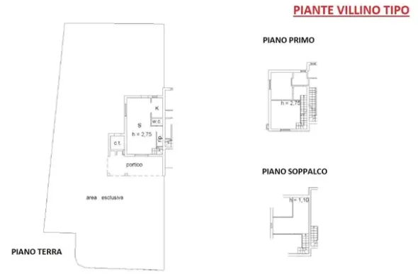 #13727 Complesso con villini in costruzione e terreni