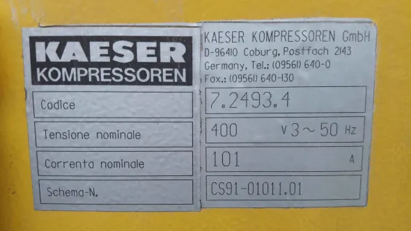 Compressore elettrico Kaeser CS91