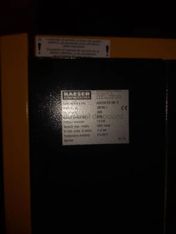 15#8771 Compressore Kaeser SM 12 Aircenter/abt