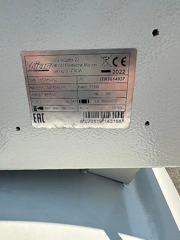 Compressore silenziato Fiac motore da 5,5kw
