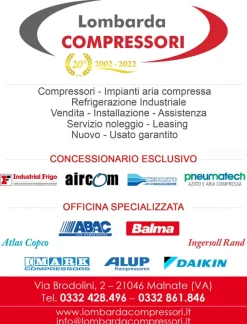 COMPRESSORE USATO CECCATO DRD 100 HP INVERTER