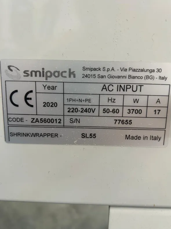Confezionatrice a Campana SMIPACK SL55