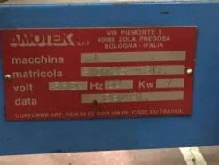 1#5456 Confezionatrice Amotek macchina automatica