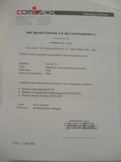 2#4790 Confezionatrice Comipack Cm 50 2N