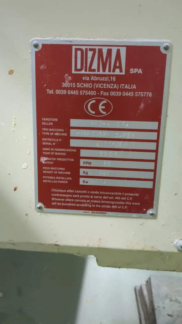 Confezionatrice Dizma