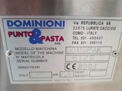 10#4053 Confezionatrice manuale Dominioni