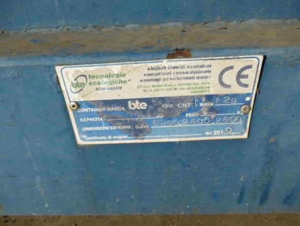 2112#3561 Container con coperchio BTE