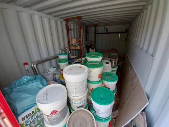 30#5641 Container ed attrezzatura edile