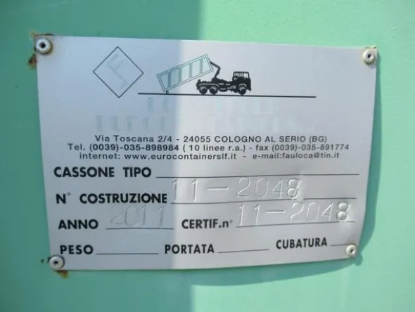 2085#3561 Container Locatelli Eurocontainers