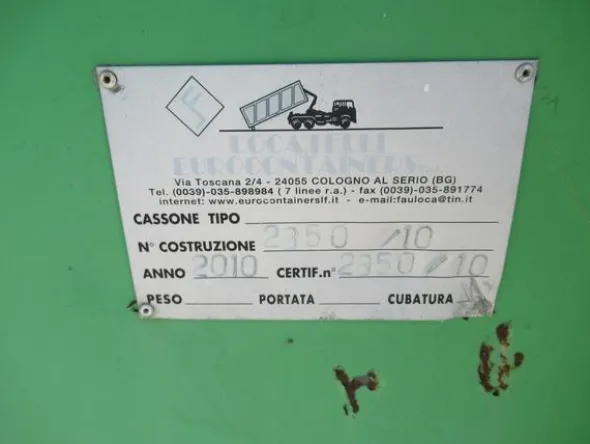 2123#3561 Container Locatelli Eurocontainers