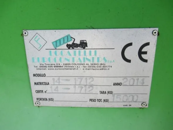 2095#3561 Container Locatelli Eurocontainers
