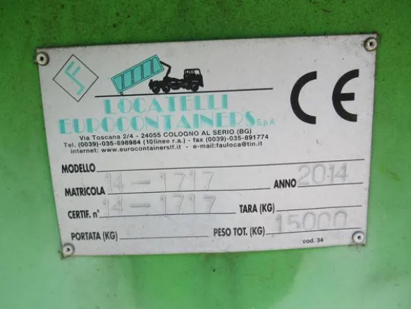 2009#3561 Container Locatelli Eurocontainers