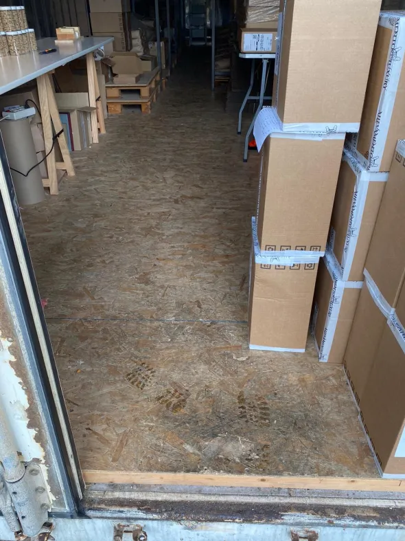 Container 12 metri, 40 piedi, 30 mq EX cella frigo