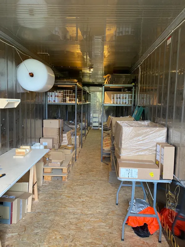 Container 12 metri, 40 piedi, 30 mq EX cella frigo