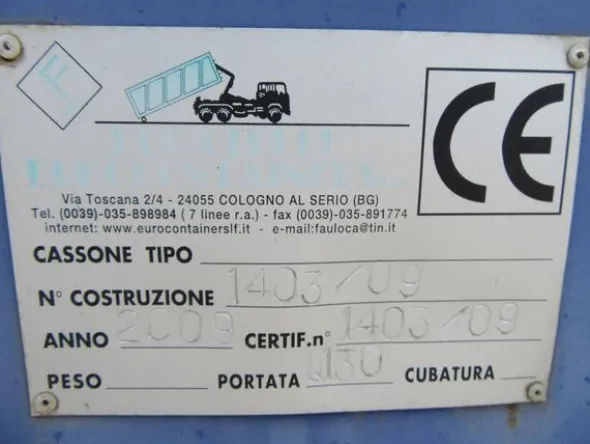 25#44740 Container scarrabile Locatelli con coperchio