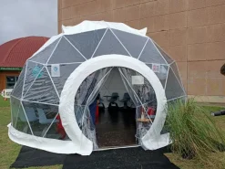 Cupola geodetica diametro 6m, h3m