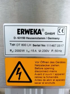 DISSOLUTORE OFFLINE - ERWEKA DT800LH - FRL800 (COMP-18)