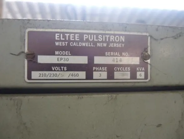 33#3232 Elettrorosione Eltee Pulsitron Ep30