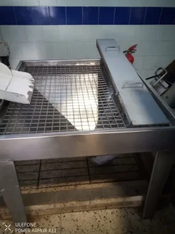 Elevatore coclea e tramoggia acciaio